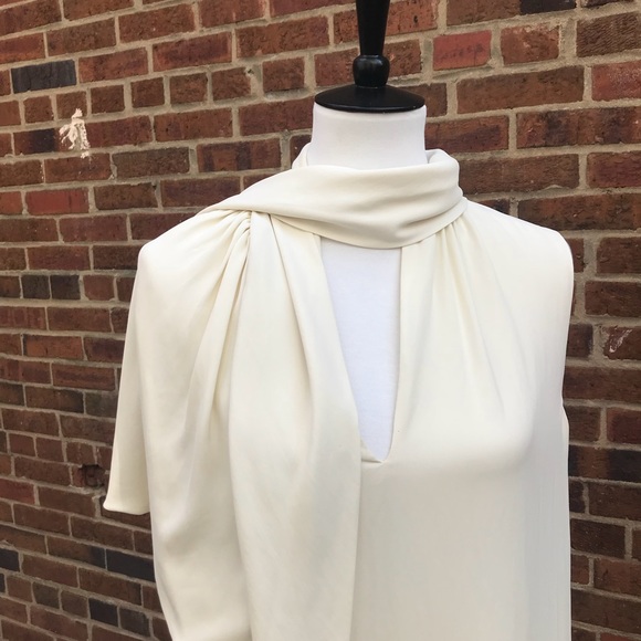 Balenciaga asymmetrical white dress - Picture 2 of 8